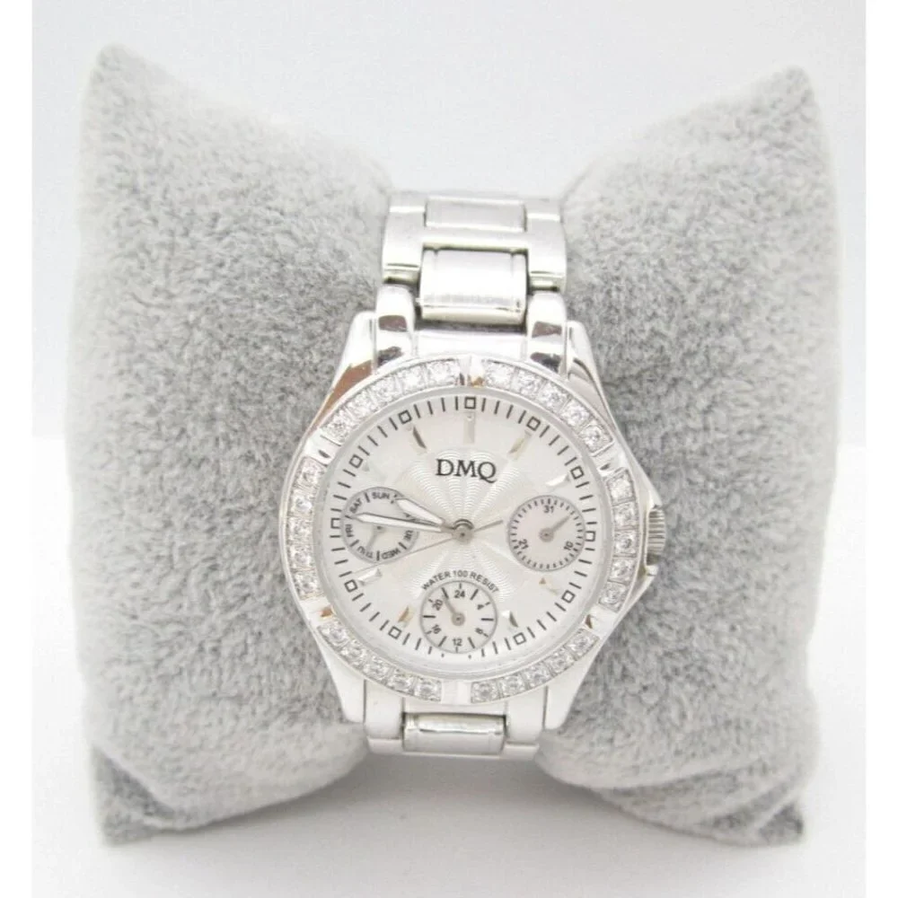 Women DMQ Quartz 100ft WR Analog 33mmDial Causal Round Watch (F828)
